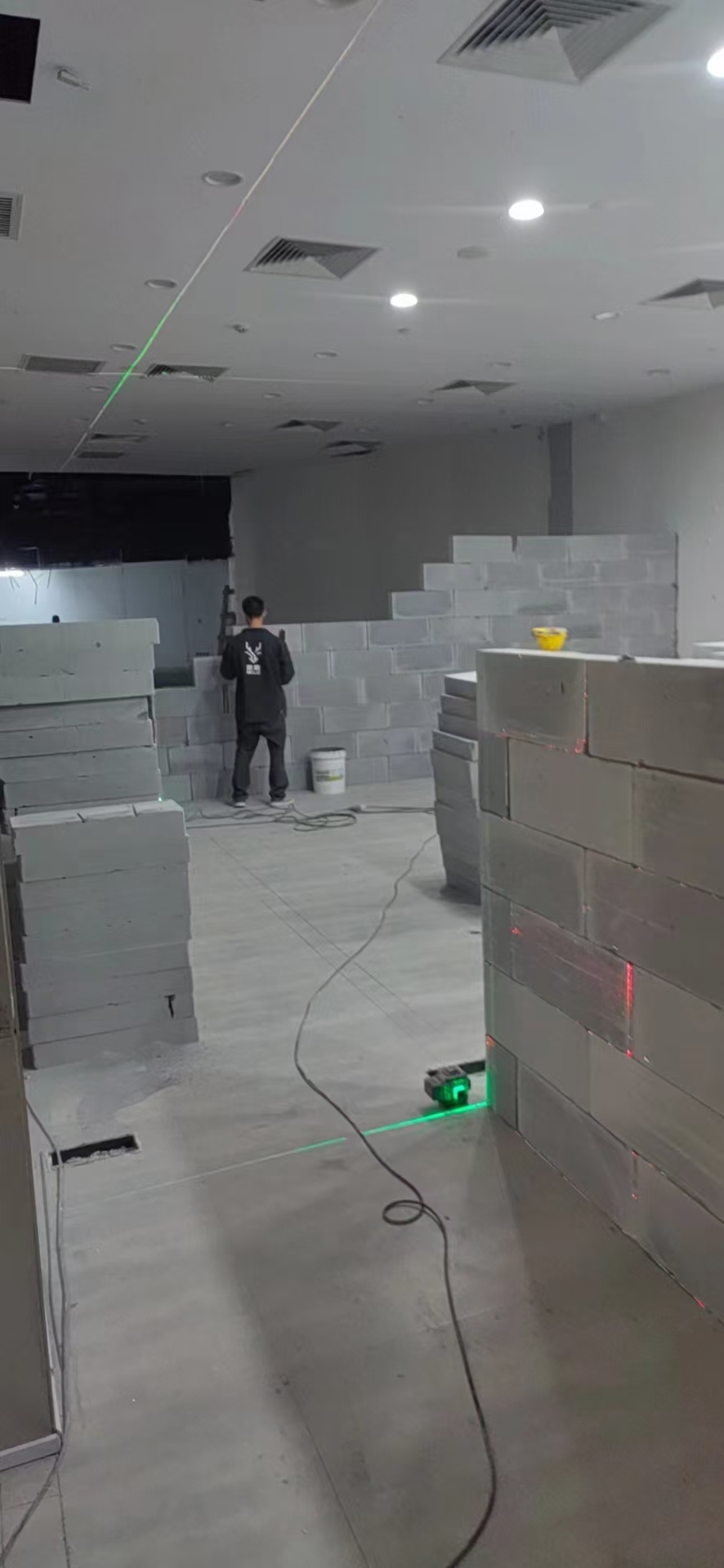 宾馆轻质砖隔墙参考图